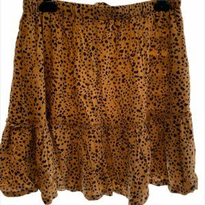 Flirty Leopard Print  Skirt
